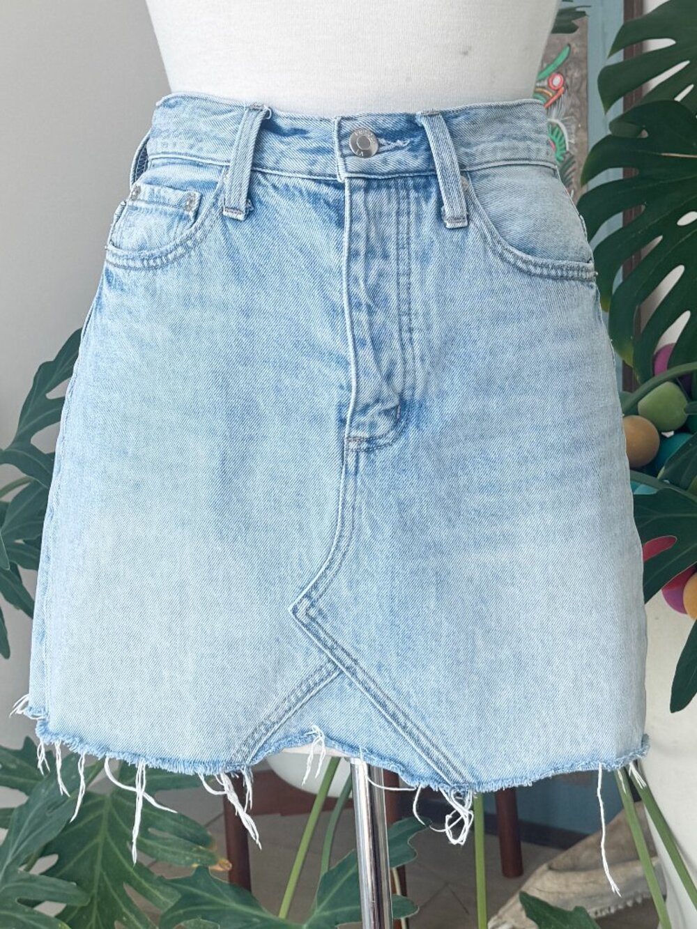 Pistola Denim Jeans Mini Skirt 27